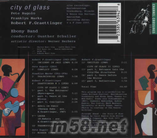 CITY OF GLASS玻璃之城專輯背面圖片