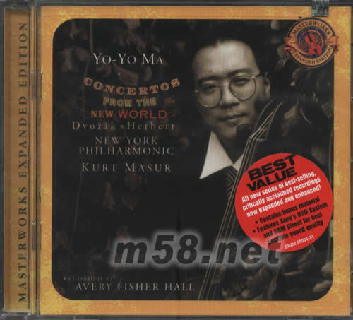 德沃夏克DVORAK HERBERT CELLO CONCERTOS專輯正面圖片