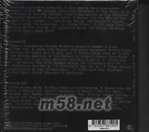 B-SIDES&RARITIES專輯背面圖片