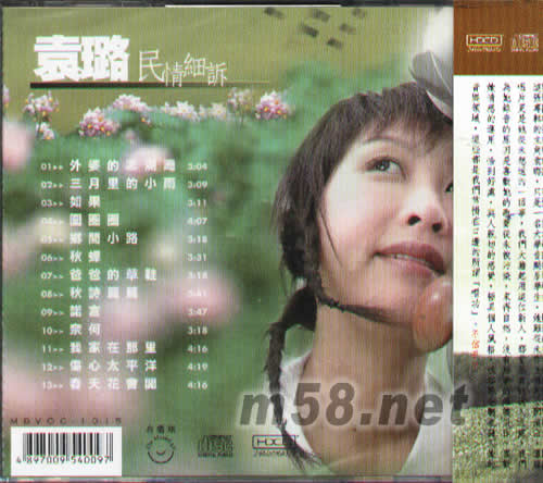 民情細訴專輯背面圖片