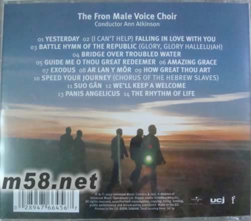 THE VOICES OF VALLEY古典與爵士專輯背面圖片