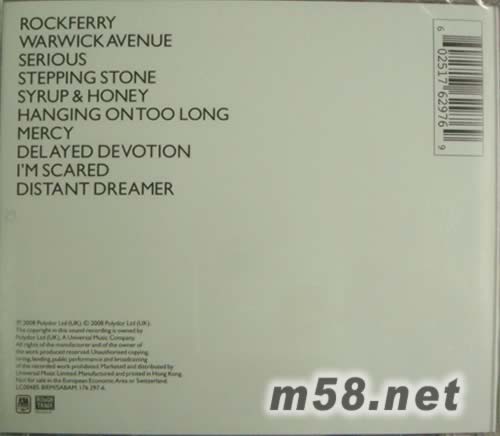 ROCFERRY專輯背面圖片