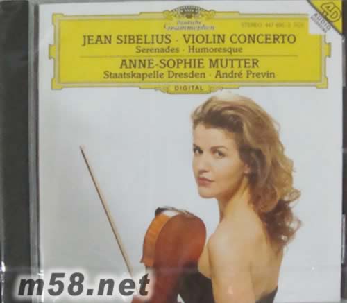 西貝柳斯小提琴協奏曲 小夜曲 幽默曲Jean Sibelius: Violinkonzert/Serenaden/Humoreske專輯正面圖片