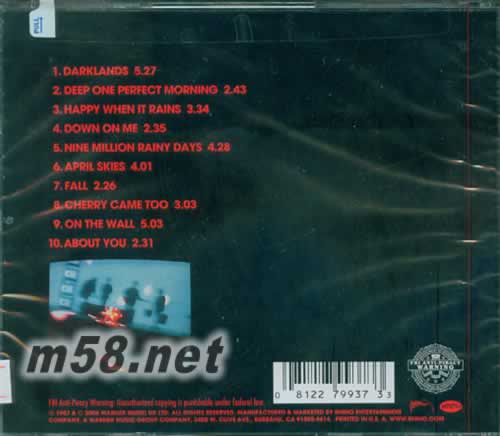 Darklands 美版專輯背面圖片