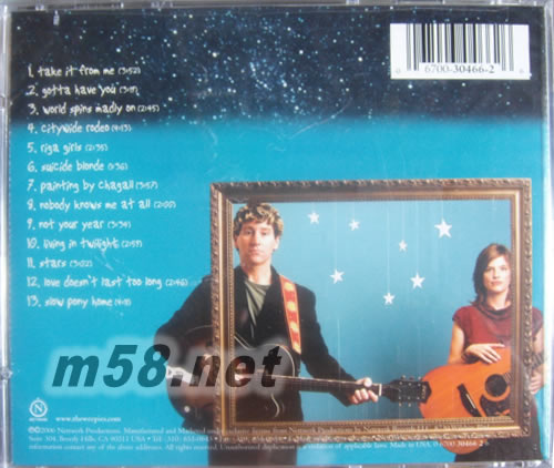 SAY I AM YOU(民謠)專輯背面圖片