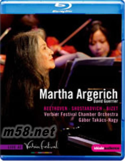 阿格麗希 在韋爾比亞音樂節 Martha Argerich at the Verbier Festival (藍光blu-ray)專輯正面圖片
