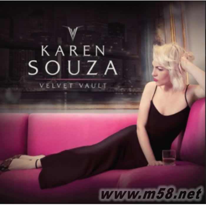 Velvet Vault 夜空之天鵝絨 爵士情調女王凱倫索薩專輯正面圖片