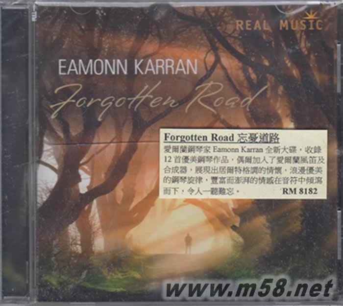 Forgotten Road - 忘憂道路 新世紀純音樂專輯正面圖片