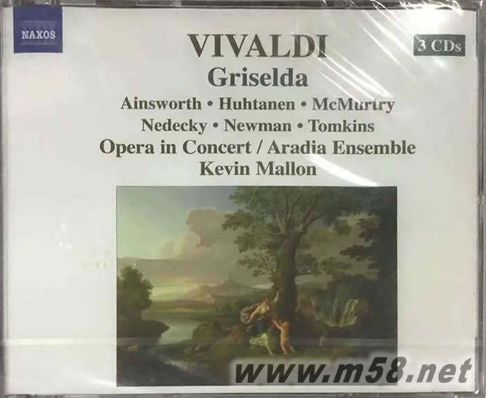凱文 瑪隆 維瓦爾第 格力塞爾達 Vivaldi:Griselda 3CD專輯正面圖片