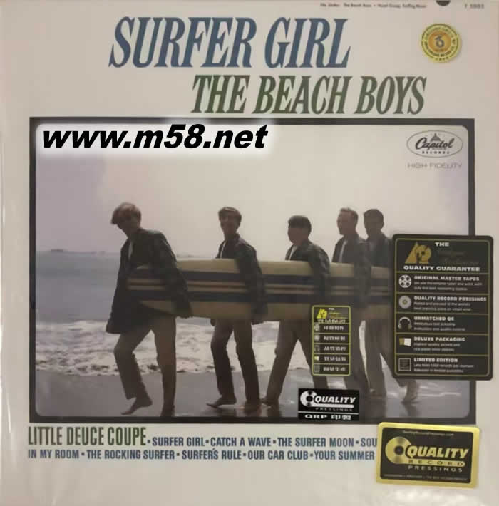 海灘男孩合唱團 Surfer Girl 黑膠專輯正面圖片