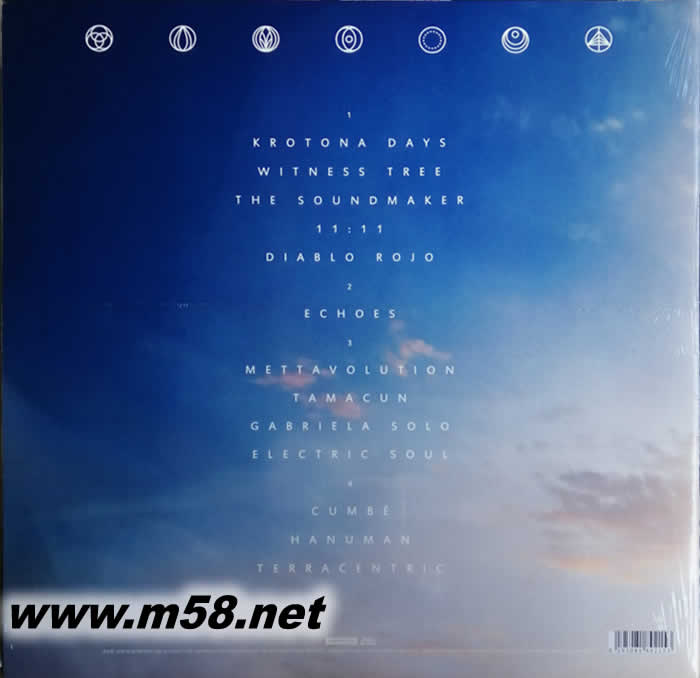 吉它現場演奏會 Mettavolution Live 雙黑膠專輯背面圖片