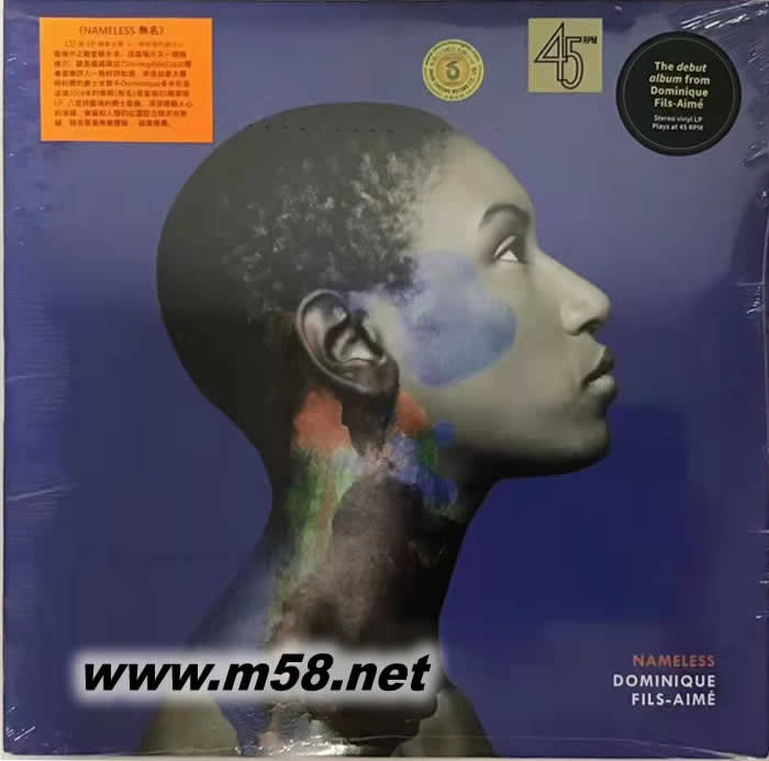 布魯斯靈魂女歌手 NAMELESS 無名 45轉 黑膠(藍色封面)專輯正面圖片