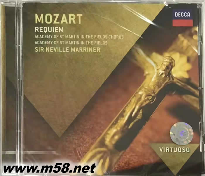 MOZART REQUIEM 莫札特:安魂曲 VIRTUOSO大師系列專輯正面圖片