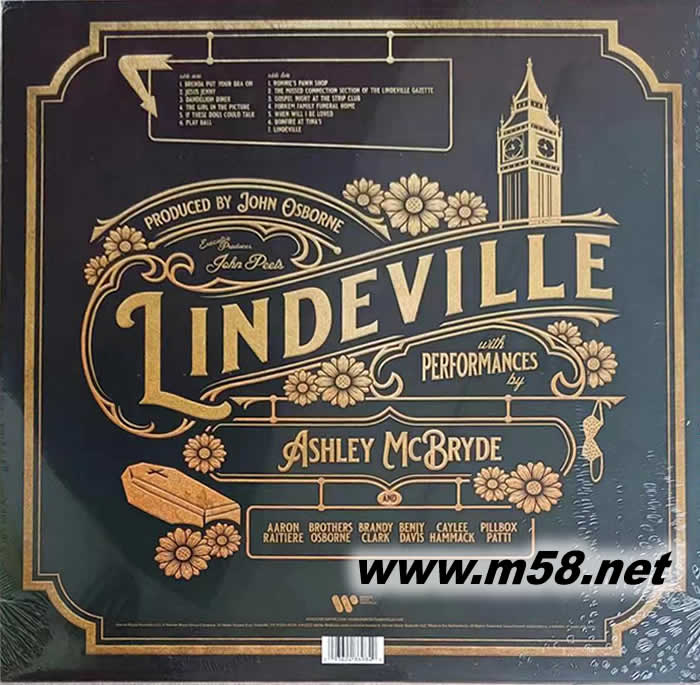 呈現 Presents: Lindeville 鄉謠 黑膠專輯背面圖片